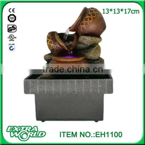 Small Pot Design Mini Fountain Battery Operated photo-5