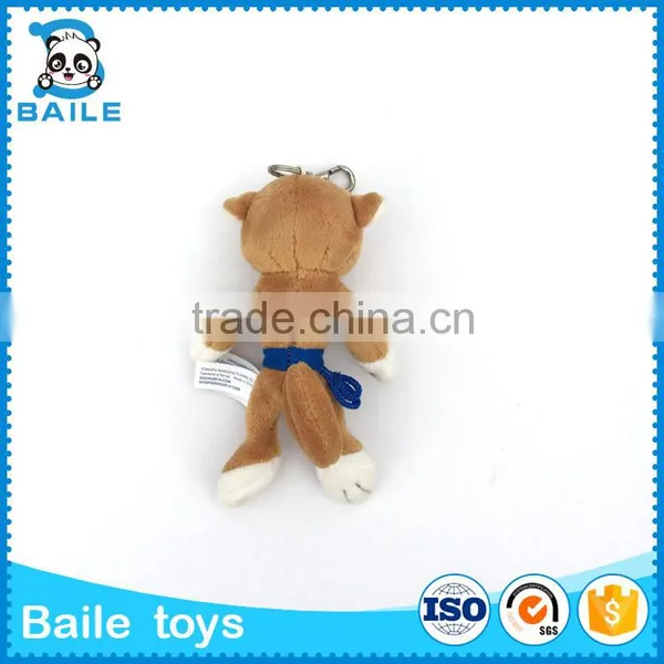 Custom Plush Tiger Mascot Toy Soft Stuffed CE Keychain photo-2