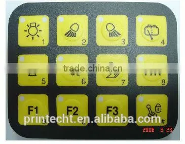 Membrane Switch With PCB and Silicon Diffuser