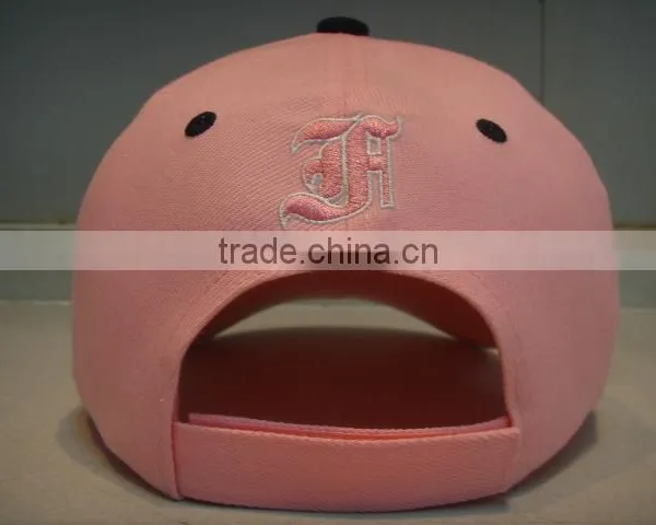Pink Embroidery Baseball Cap for Girl photo-5
