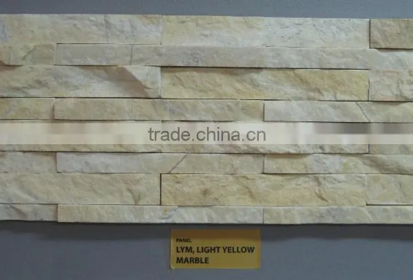 Mushroom Marble Yellow Stone Panel