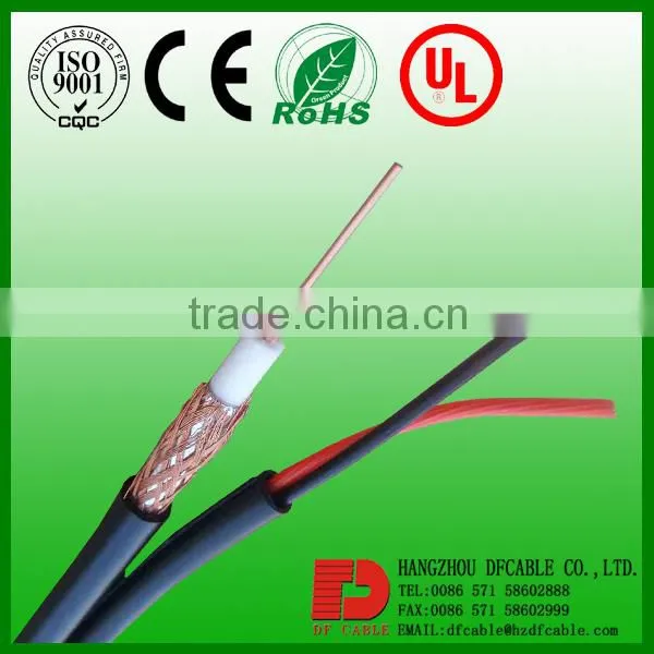 RG6 Shield Coaxial Cablo With Power Cable