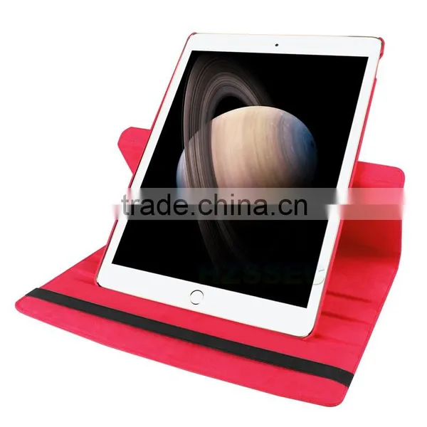 China Factory 360 Degree Rotating Stand Case With Smart Cover Auto Sleep / Wake Feature for Apple IPad Pro 12.9 photo-6