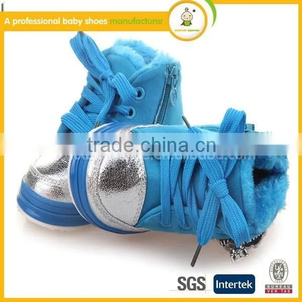 Latest New Style Wholesale High Quality pu Winter Warm Kids Fashion High Heel Sports Shoes photo-4