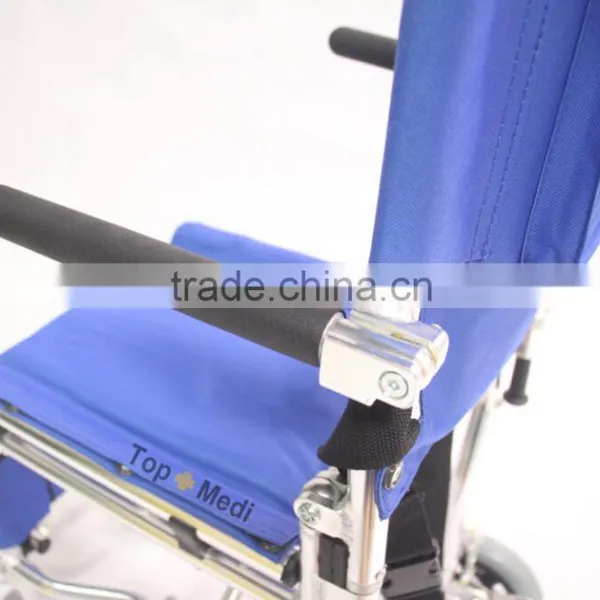2015 Rehabilitation Therapy Supplies Hot Sales Airplane Lightweight Aluminum Best Transport Wheelchair photo-3