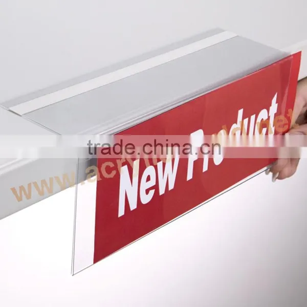 Plastic Price Label Holder Plastic Shelf Price Strip Supermarket Shelf Price Holders photo-5