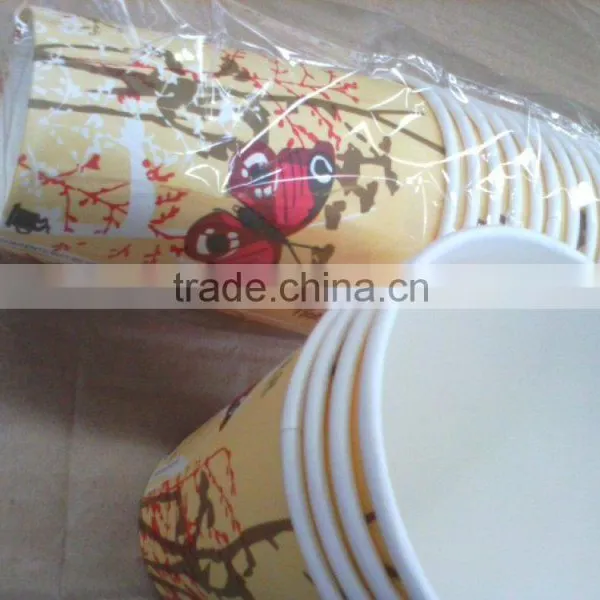 Wholesale Logo Print Single Wall PE Coated Paper Coffee Cups photo-3