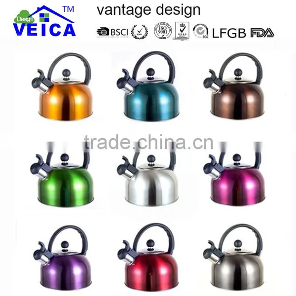 2016 China Export 2.5L Stainless Stell Whistle Induction Teapot photo-4