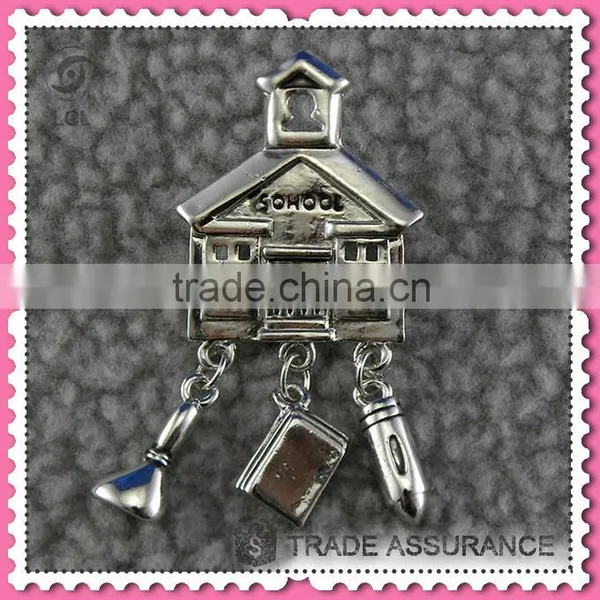 Christmas Alphabet Letter Brooches, Low Price Safety Pin Brooch photo-3
