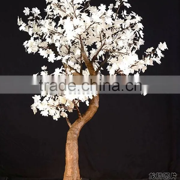 Building Decoration Artificial Maple Leaf Outdoor Lighted Trees photo-4
