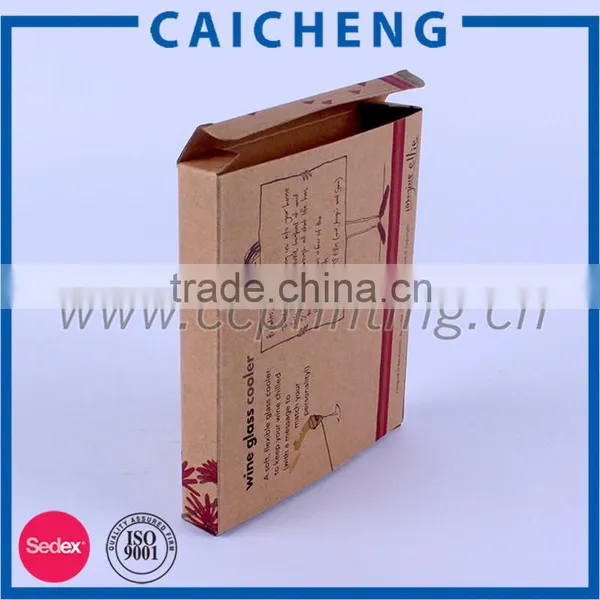 Recycled Brown Kraft Folding Paper Box With Window photo-3