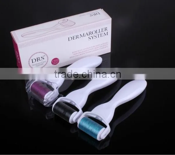 Best Skin Derma Roller Body Massager Anti Cellulite Micro Needle Therapy 1200 Needles Stainless Micro Derma Roller With CE photo-6