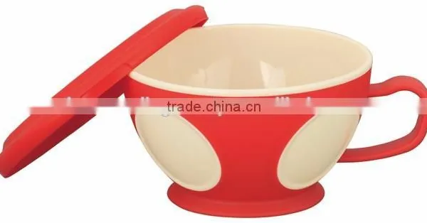 MOGMUM Soup Mug with Lid Orange Plastic
