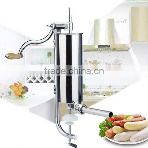 3L 5L 7L 10L 12L 15L Stainless Steel Vertical Manual Sausage Stuffer photo-2