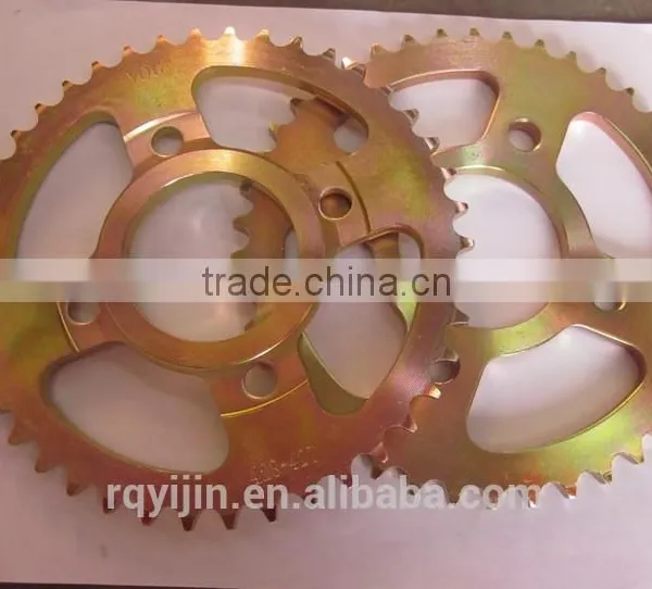 ISO9001 Bajaj Boxer Motorcycle Sprocket Set photo-4