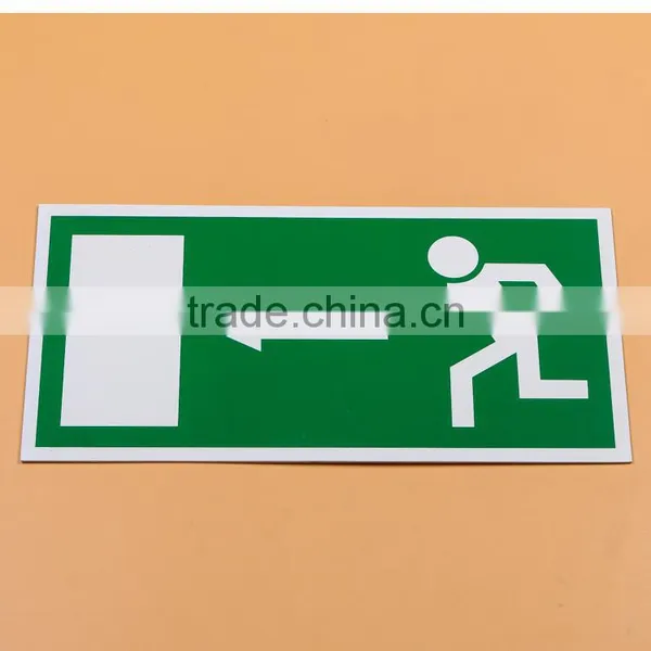 Emergency PVC Exit Safety Sign photo-4