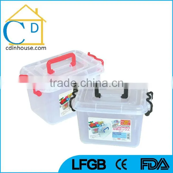 Plastic Toy Storage Bin With Handle photo-5