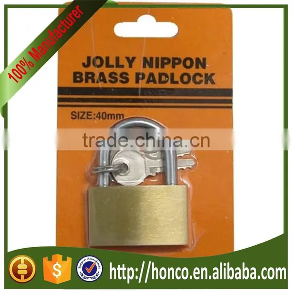 Professional Supplier Tri-circle Brass Padlock With Quick Shipping HC601