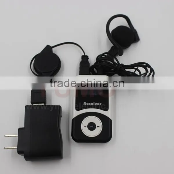 YMG-100 Light Weight Sets Inbuilt Battery Sleek Set Uhf Wireless Tour Guide System photo-6