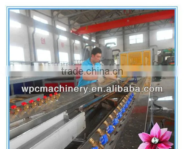 PP PE PVC WPC Skirting Board Production Line/WPC Profile Machine photo-4