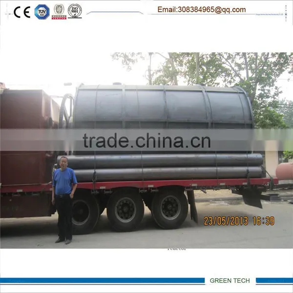 Tyre Recycling Machine Getting Tyre Oil by Pyrolysis Way 10 Ton per Day Processing Capacity photo-5