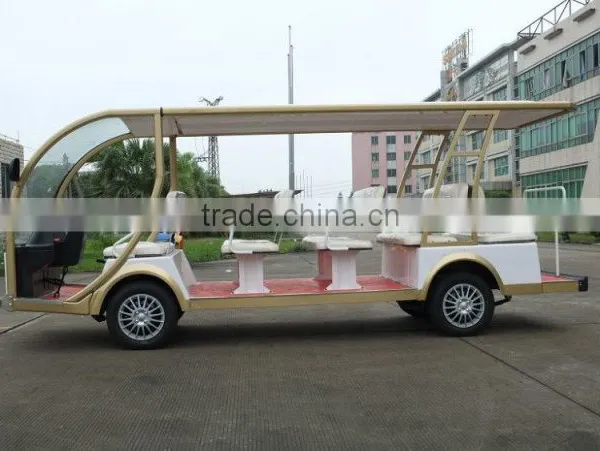14 Seats Personal Transport Electric Tourist Bus Golf Vehicle photo-5