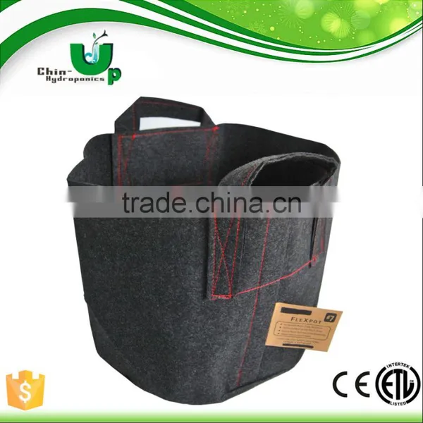 Black Soft Fabric Grow Pots for Potatoes 25 Gallon Pots photo-3