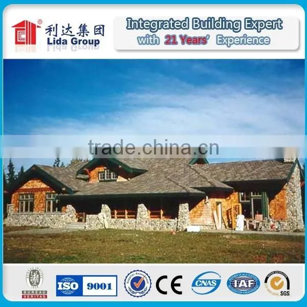High Quality Beautiful Luxury Prefab Garden Studio/steel Structure Labor Prefab Villa photo-6