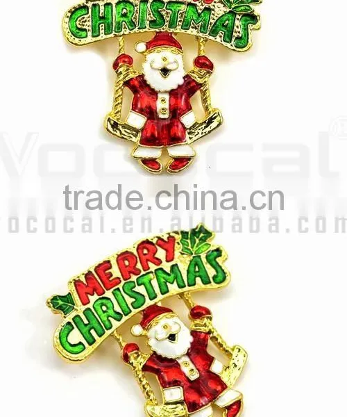 Alloy Brooch Pin for Christmas Theme Party Decoration Gift photo-4