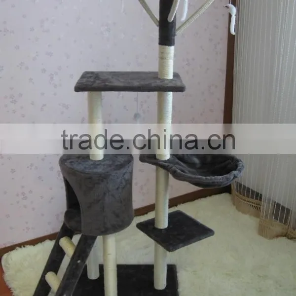Cat Tree Scratching Kitten Climbing House photo-2