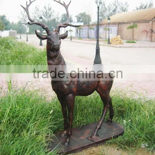 China Supplier of Cast Iron Garden Statue of Deer Statue /garden Art Deer Statue photo-2