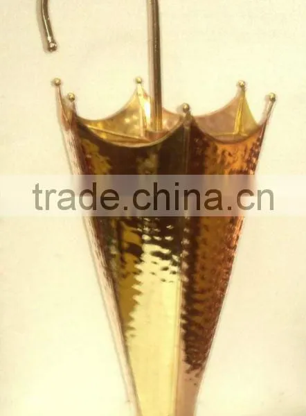 Brass & Copper Umbrella Stand, Metal Umbrella Stand, Umbrella Holder, Portable Umbrella Stand, photo-4