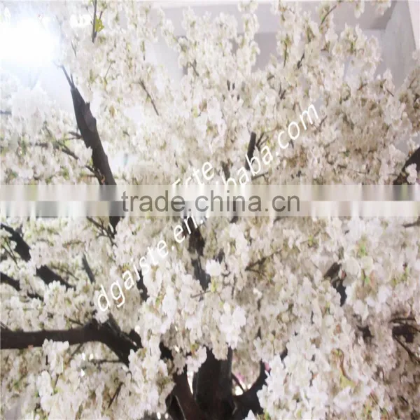 Atificial White Cherry Blossom Flower Tree for Wedding Decoration Fiberglass Trunk photo-5