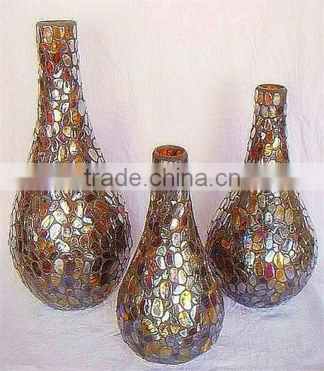 Hot Sale & High Quality Best Price Red Mosaic Vase photo-3