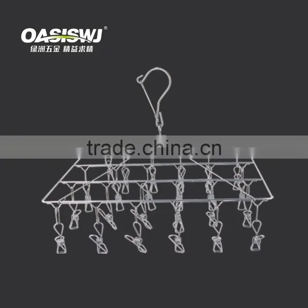 Stainless Steel Foldable Wire Clothes Hanger