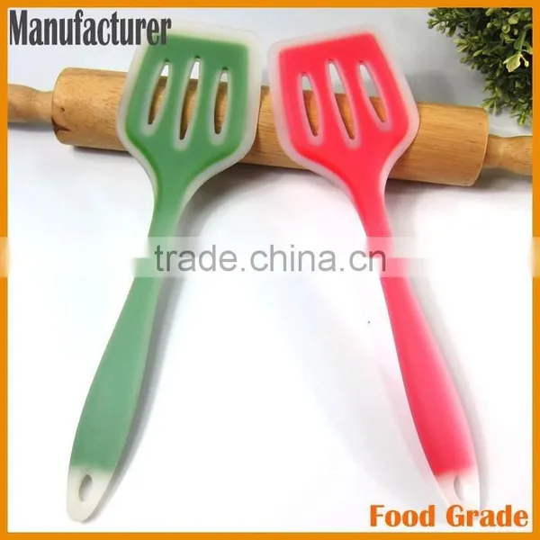 Flexible Silicone Slotted Turner Spatula for 2016 New Design photo-6