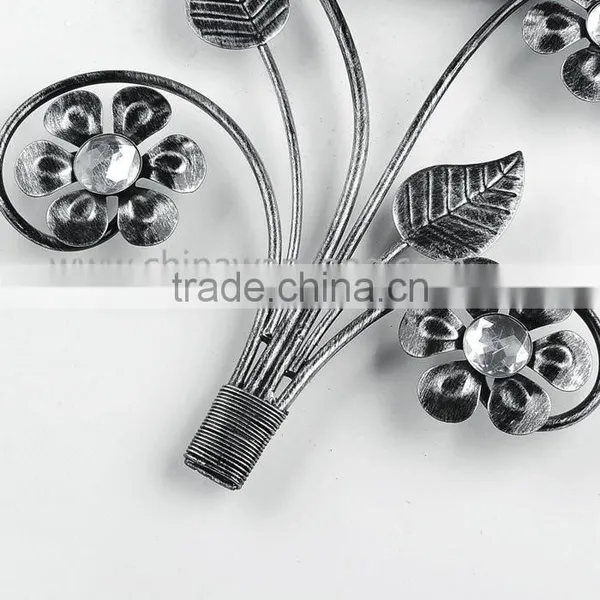 Hot Sale Dendritic Silvery White Nice Home Decor Wall Clock photo-3