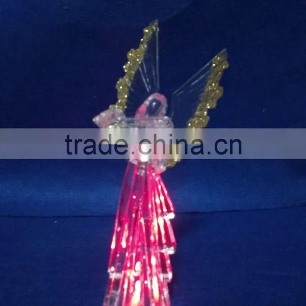 Artificial Plastic PS LED Angels Figurines Decorative photo-6