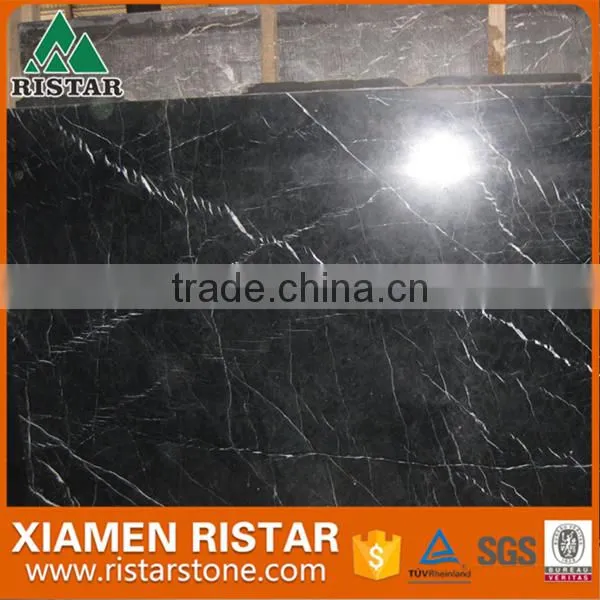 Chinese Nero Marquina Marble,black and White Marble Slabs and Tiles for Sales photo-2