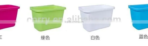 Plastic Wall Portable Storage Box/mini Trash Can photo-4