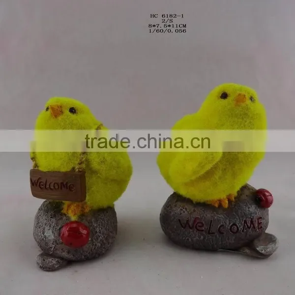 Pile Coating Chick Statue for Russia New Year Symbol Decor photo-3