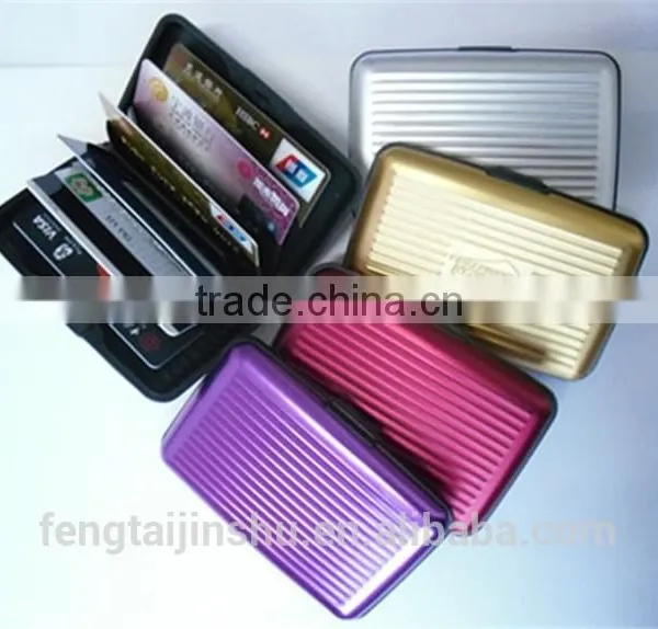 Aluminum RFID Blocking Credit Card Holder Case Aluminum Wallet photo-2