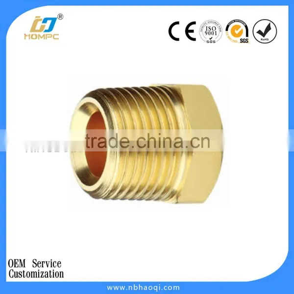 Male Thread Hex Head Brass Pipe Plug photo-3