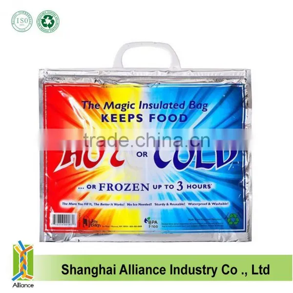 Promotional Market Custom Plastic Insulated Aluminum Film Cooler Bag Thermal Bag photo-5