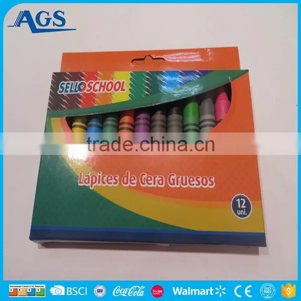 EN71 Kids Drawing Non-toxic Color Wax Crayon Pen photo-5