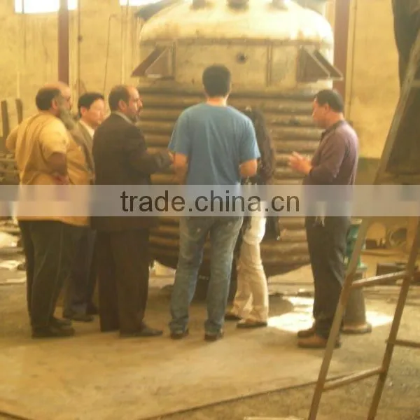 Capacity 5 Ton Outer Coil Tube Chemical Reaction Vessel/continuous Stirred Tank Reactor Price/resin Reactor photo-2