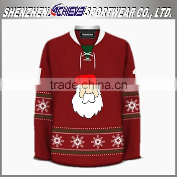 Custom Team Design Usa Hockey Jersey Shirts photo-5