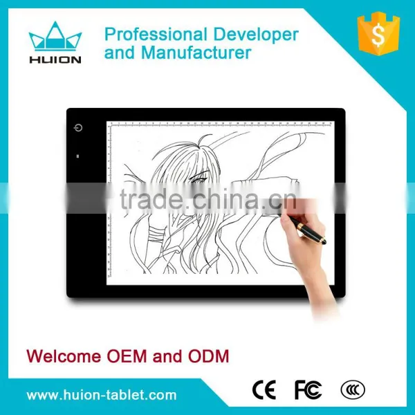 Factory Price!Huion 2016 New Approval LED Light Pad Tattoo Tracing Board LB4 photo-2