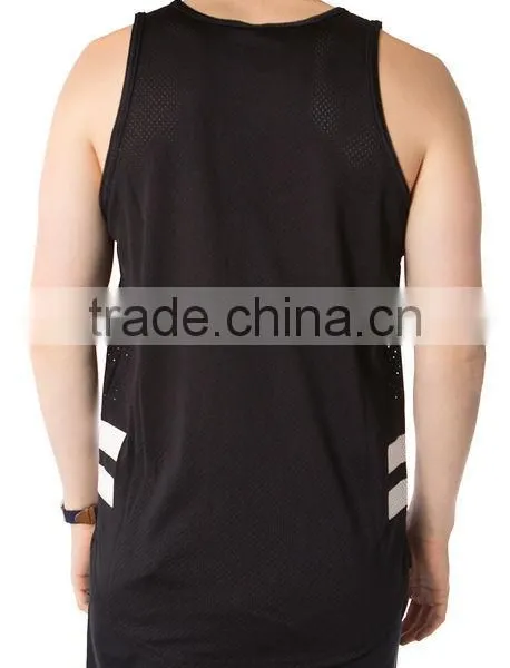 Wholesale Plain Gym Stringer Men's Tank Top In Bulk 2015 photo-4