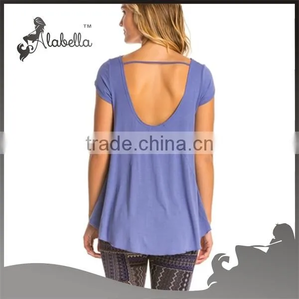 Women's T-shirt, Sport Tops, Ladies Casual Tops photo-2